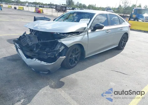 2025 Honda Civic Sport из США, поврежденный, VIN 2HGFE2F51SH518757